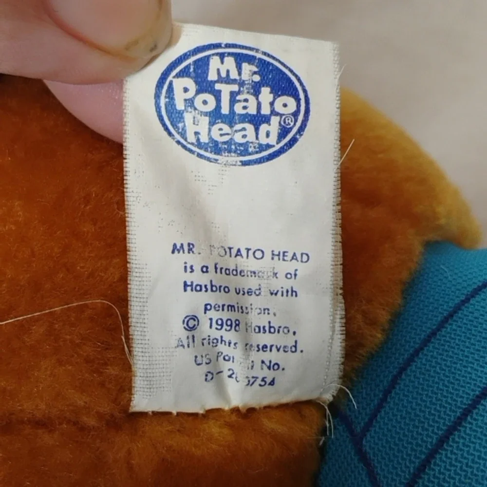 Mr. Potato Head Plush Vintage 1998 Nanco Hasbto Stuffed‎ Animal